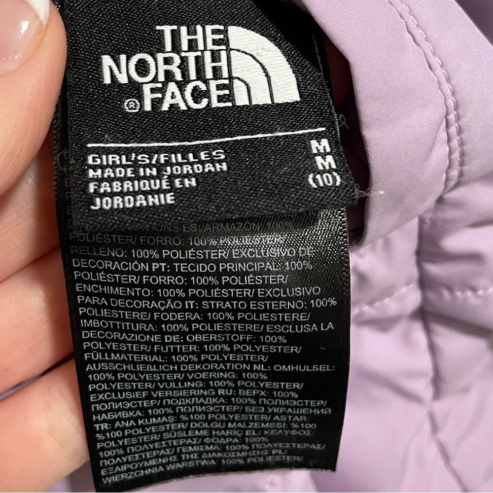 The North Face Lilac Puffy Hooded Jacket